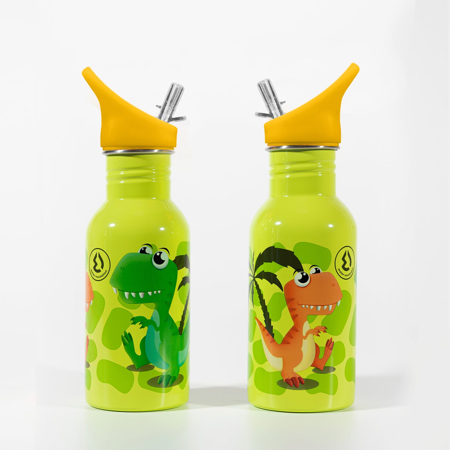 Botella acero inoxidable Dinosaurio 500ml