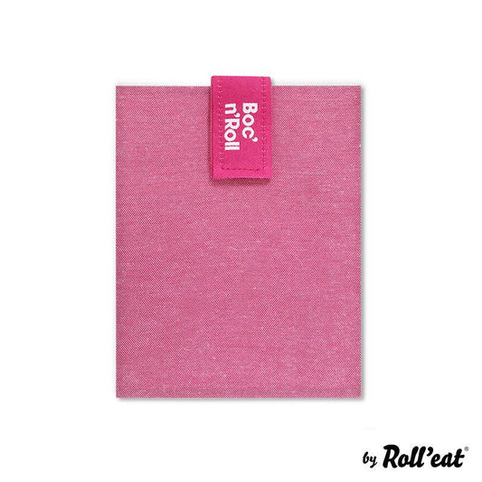 Boc'n'Roll Portabocadillos reutilizable Nature rosa by Roll'Eat - LLevar & LLevar
