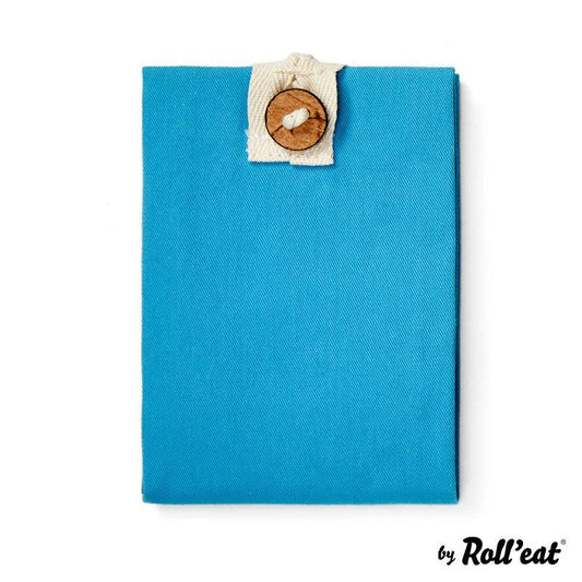 Boc'n'Roll Portabocadillos reutilizable y biodegradable azul by Roll'Eat - LLevar & LLevar