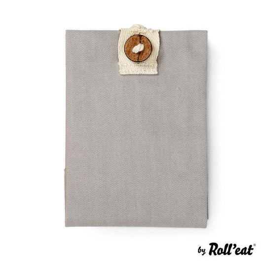 Boc'n'Roll Portabocadillos reutilizable y biodegradable gris by Roll'Eat - LLevar & LLevar