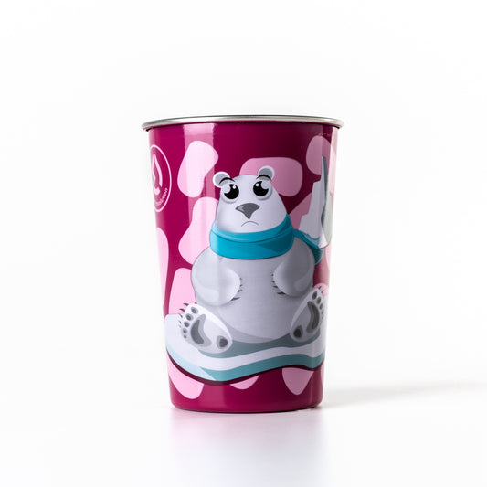 Vaso infantil acero inoxidable 300ml Oso Polar