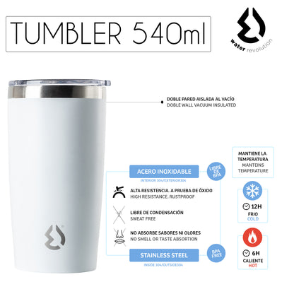 Termo 540ml Blanco